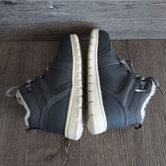 London Fog Sherpa Detail Lace-up Boot Size 11 - Picture 6 of 8